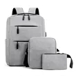 3 Piece USB Charging Backpack Set For Business And School | https://www.bestnamebadges.com