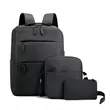 3 Piece USB Charging Backpack Set For Business And School | https://www.bestnamebadges.com