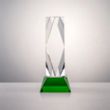President VividPrint™ Award on Base - Green | https://www.bestnamebadges.com