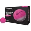 TaylorMade SpeedSoft Pink Golf Balls | https://www.bestnamebadges.com