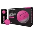 TaylorMade SpeedSoft Pink Golf Balls | https://www.bestnamebadges.com