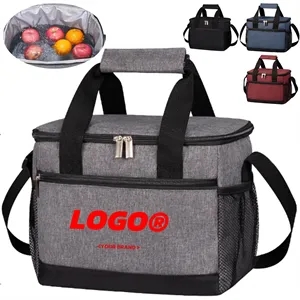 Oxford Insulated Cooler Lunch Bag For Outdoor Travel Picnic