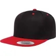 Yupoong 6089M YP Classics Premium Flat Bill Snapback Hat | https://www.bestnamebadges.com