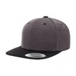 Yupoong 6089M YP Classics Premium Flat Bill Snapback Hat | https://www.bestnamebadges.com