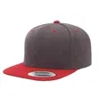 Yupoong 6089M YP Classics Premium Flat Bill Snapback Hat | https://www.bestnamebadges.com