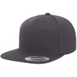 Yupoong 6089M YP Classics Premium Flat Bill Snapback Hat | https://www.bestnamebadges.com