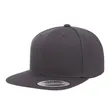 Yupoong 6089M YP Classics Premium Flat Bill Snapback Hat | https://www.bestnamebadges.com