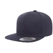 Yupoong 6089M YP Classics Premium Flat Bill Snapback Hat | https://www.bestnamebadges.com