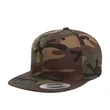 Yupoong 6089M YP Classics Premium Flat Bill Snapback Hat | https://www.bestnamebadges.com