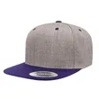 Yupoong 6089M YP Classics Premium Flat Bill Snapback Hat | https://www.bestnamebadges.com