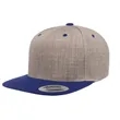 Yupoong 6089M YP Classics Premium Flat Bill Snapback Hat | https://www.bestnamebadges.com
