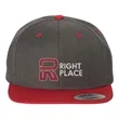 Yupoong 6089M YP Classics Premium Flat Bill Snapback Hat | https://www.bestnamebadges.com