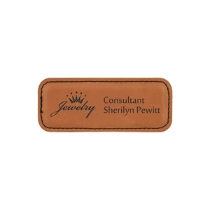 Rawhide Leatherette Badge w/ Magnet