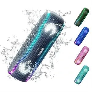 Powerful Waterproof Bluetooth Speaker with Color Lights | https://www.bestnamebadges.com