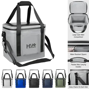 Intrepid Water Resistant 18-Can Cooler Bag | https://www.bestnamebadges.com
