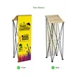 Angled Portable Podium Kit - Banner + Hardware | https://www.bestnamebadges.com