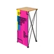 Straight Portable Podium  Kit - Banner + Hardware | https://www.bestnamebadges.com
