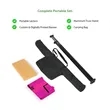 Straight Portable Podium  Kit - Banner + Hardware | https://www.bestnamebadges.com