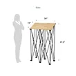 Angled Wide Portable Podium - Hardware | https://www.bestnamebadges.com