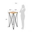 Straight Portable Podium - Hardware | https://www.bestnamebadges.com