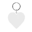 Acrylic Key Tag - Heart | https://www.bestnamebadges.com