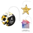 Acrylic Bag Tag - Custom Shape 4" | https://www.bestnamebadges.com
