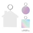 Acrylic Key Tag - Custom Shape 2" | https://www.bestnamebadges.com