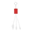 Multi-Charging Cable USB Hub Keyring | https://www.bestnamebadges.com