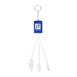 Multi-Charging Cable USB Hub Keyring | https://www.bestnamebadges.com