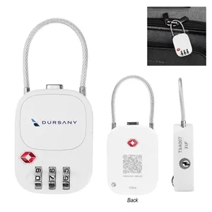 Frequent Flyer Luggage Lock | https://www.bestnamebadges.com