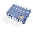 Recycled Beach Blanket With Tassel Fringe | https://www.bestnamebadges.com