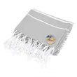 Recycled Beach Blanket With Tassel Fringe | https://www.bestnamebadges.com