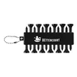 rABS Golf Tee Set Keychain | https://www.bestnamebadges.com