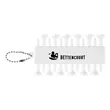 rABS Golf Tee Set Keychain | https://www.bestnamebadges.com
