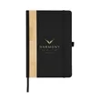 Recycled PU And Bamboo Accent Journal | https://www.bestnamebadges.com