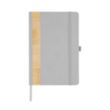 Recycled PU And Bamboo Accent Journal | https://www.bestnamebadges.com