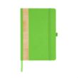 Recycled PU And Bamboo Accent Journal | https://www.bestnamebadges.com