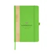 Recycled PU And Bamboo Accent Journal | https://www.bestnamebadges.com
