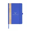Recycled PU And Bamboo Accent Journal | https://www.bestnamebadges.com