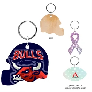 Full Color Wood Key Tag - 4