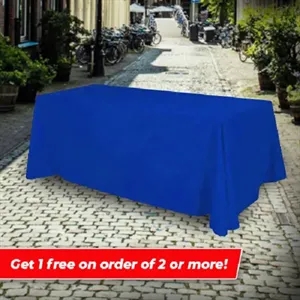 Rectangle Blank Table Cover- Throw or Fitted Style | https://www.bestnamebadges.com