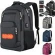 Water Resistant USB Laptop Backpack Business Travel Bag | https://www.bestnamebadges.com