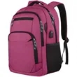 Water Resistant USB Laptop Backpack Business Travel Bag | https://www.bestnamebadges.com