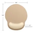 Simple Soft Non Slip Ergonomic Round Computer Mouse Pad | https://www.bestnamebadges.com