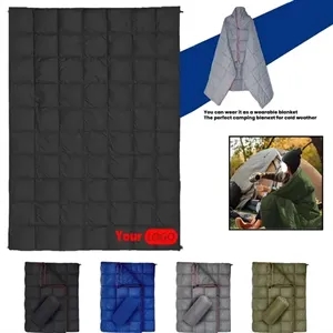 Waterproof Striped Convenient Camping Blanket