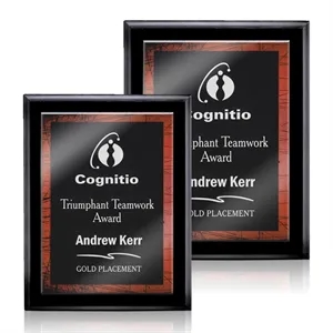 Farnsworth/Caprice - Black/Red | https://www.bestnamebadges.com