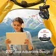 20000mAh Cordless Battery Powered Fan with LED Lantern | https://www.bestnamebadges.com