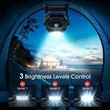 20000mAh Cordless Battery Powered Fan with LED Lantern | https://www.bestnamebadges.com