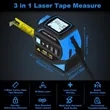 Rechargeable Laser Measure Tape  3-in-1 Digital Ruler Tool | https://www.bestnamebadges.com