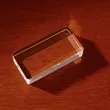 3D Crystal Rectangle Paperweight | https://www.bestnamebadges.com